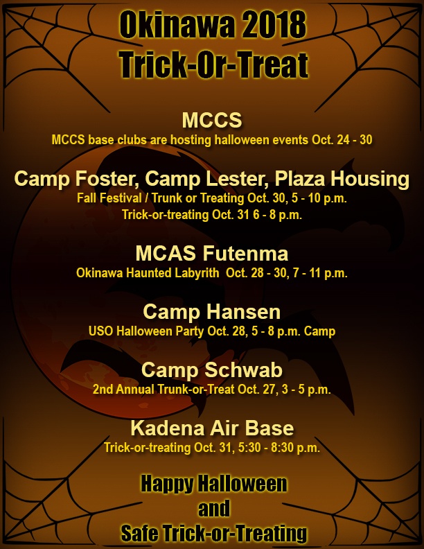 Okinawa 2018 Trick-Or-Treat