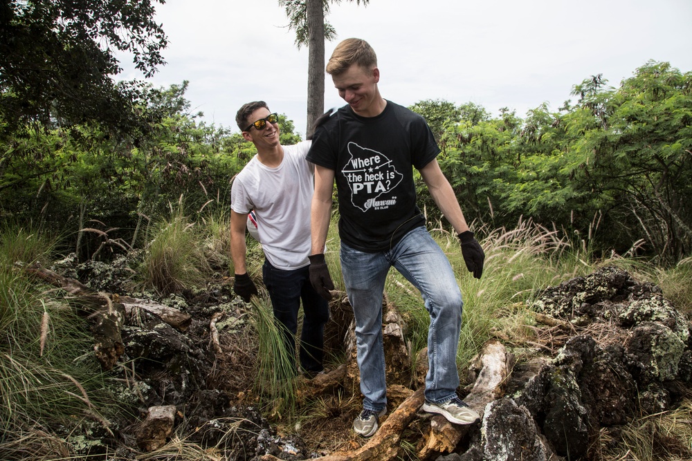 Marines aid in conservation