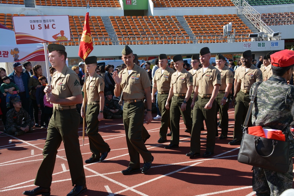 2018 Pohang Marine Corps Cultural Festival held in Republic of Korea