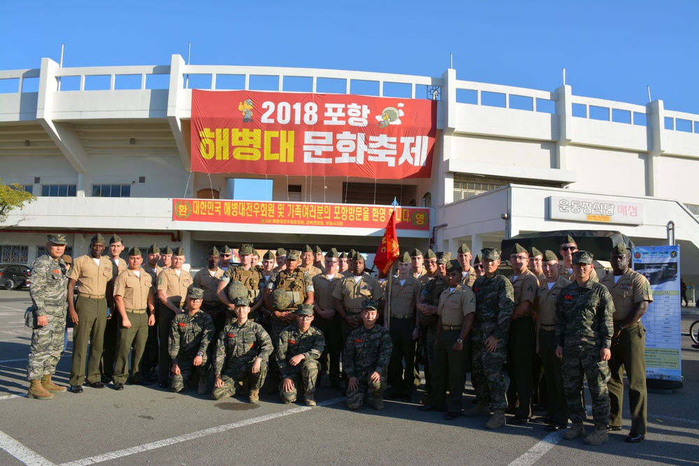 2018 Pohang Marine Corps Cultural Festival held in Republic of Korea