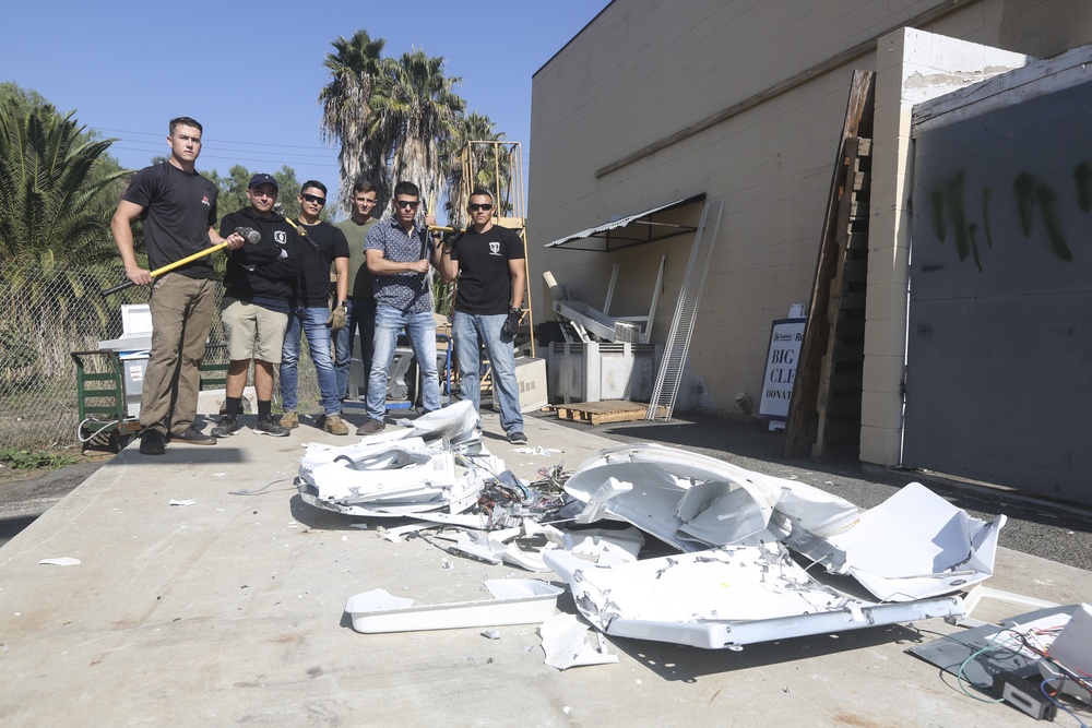 Marines work with habitat for humanity: Fleet Week San Diego 2018