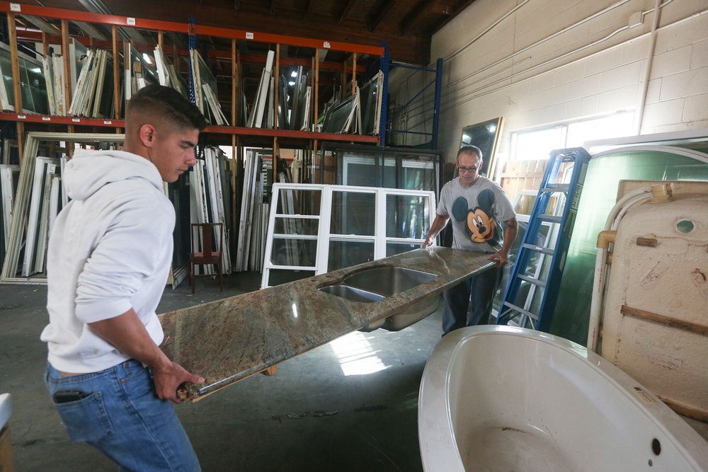 Marines work with Habitat for Humanity: Fleet Week San Diego