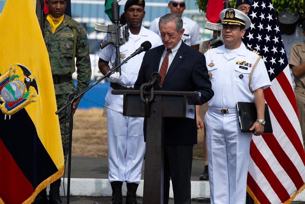 Ecuadorian Medical Sites Conduct Opening Ceremony