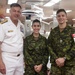 Rear Adm. Buck Meets Partner Nation Personnel During a Distinguished Visitors Tour Aboard the USNS Comfort