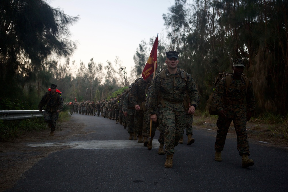 7th Communication Battalion commemorates 61 Years with 6.1 Mile Hike