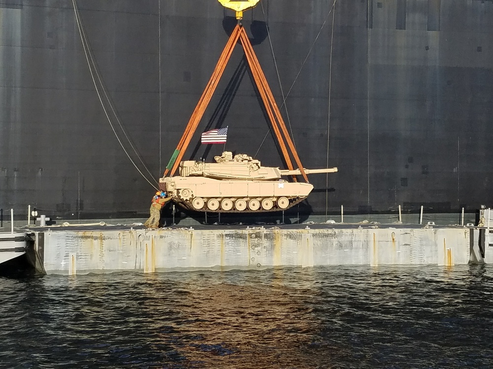 Tanks land in Norway