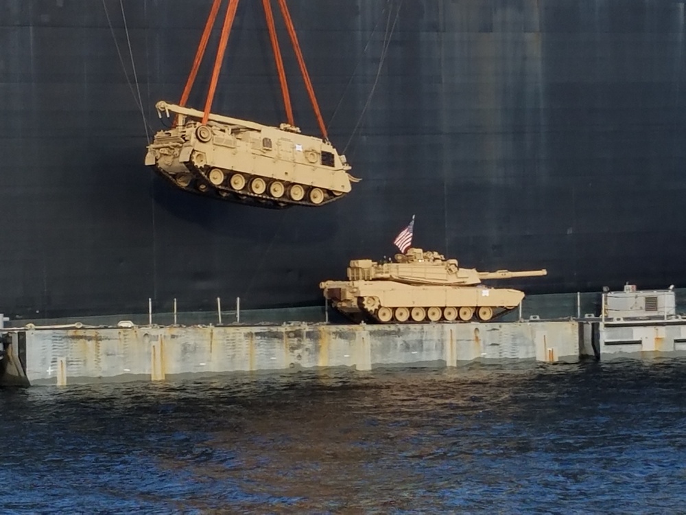 Tanks land in Norway