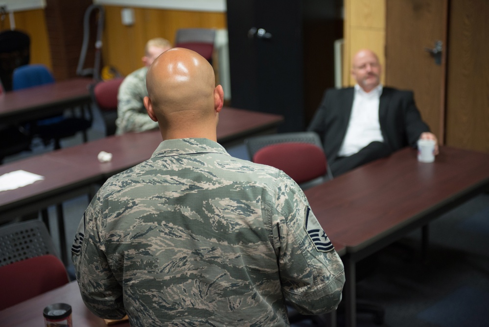 Air Force Fire Chief visits 424th ABS