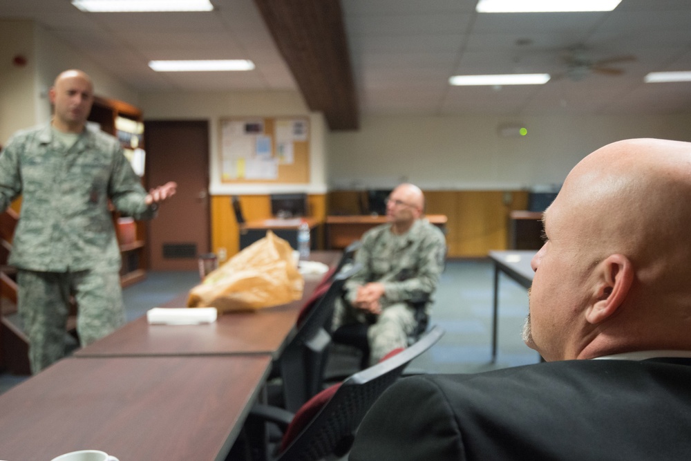 Air Force Fire Chief visits 424th ABS