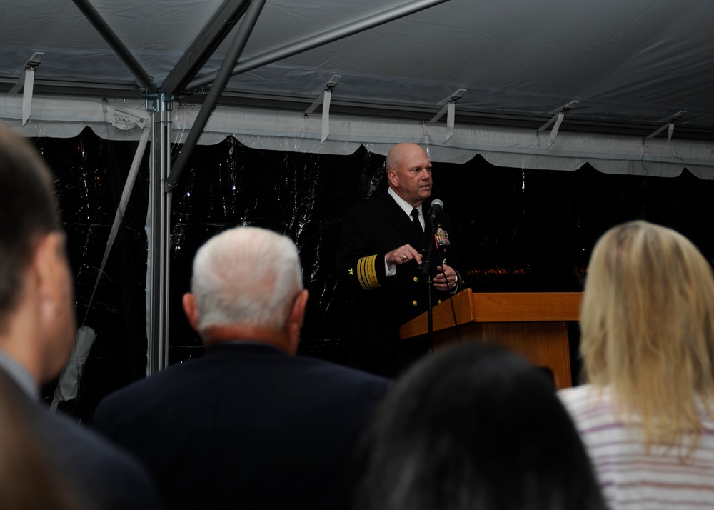 Commander, U.S. 3rd Fleet attends Fleet Week San Diego opening reception aboard USS Harpers Ferry