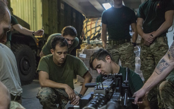 Royal Marines join BLT 2/2 for Trident Juncture 2018