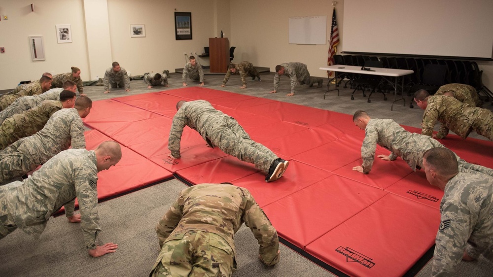 102nd SFS Airmen participate in Combatives Training