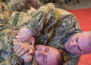 102 SFS Airmen participate in Combatives Training