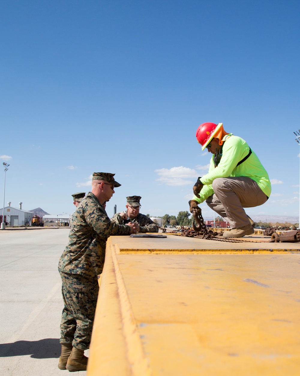 Gunny to First Sergeant Flores