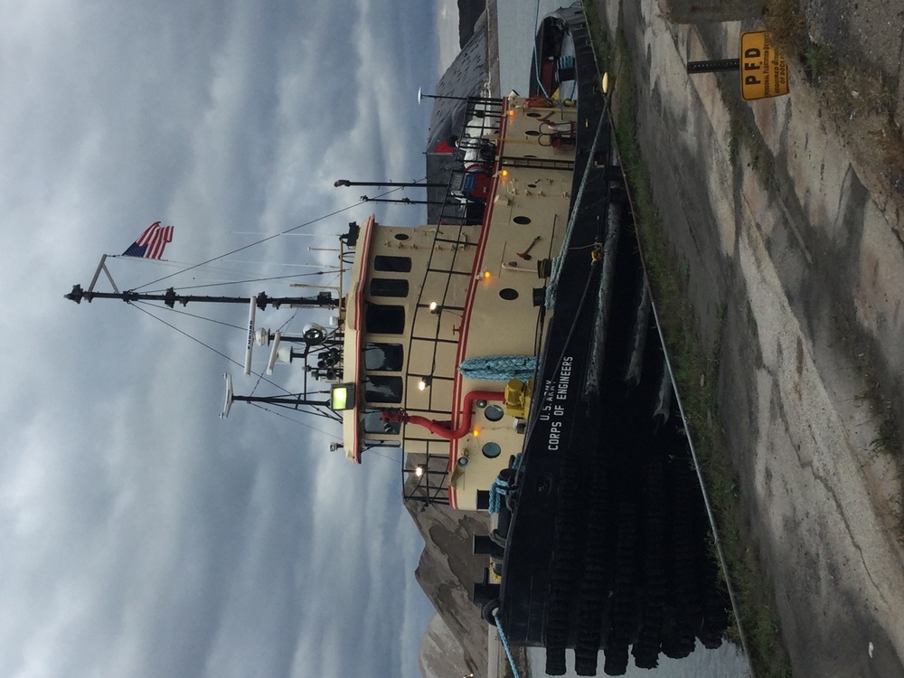 Buffalo District's Temporary Crane Barge Completes Load Test in Ashtabula Harbor