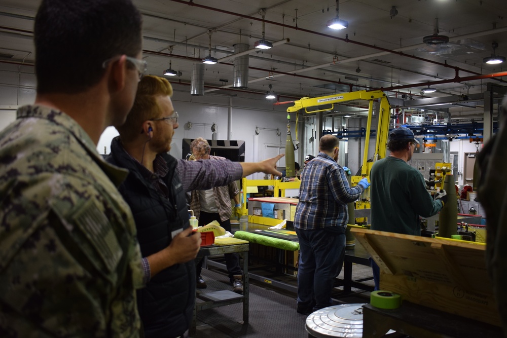 NAVFAC Mid-Atlantic Tours Crane Army