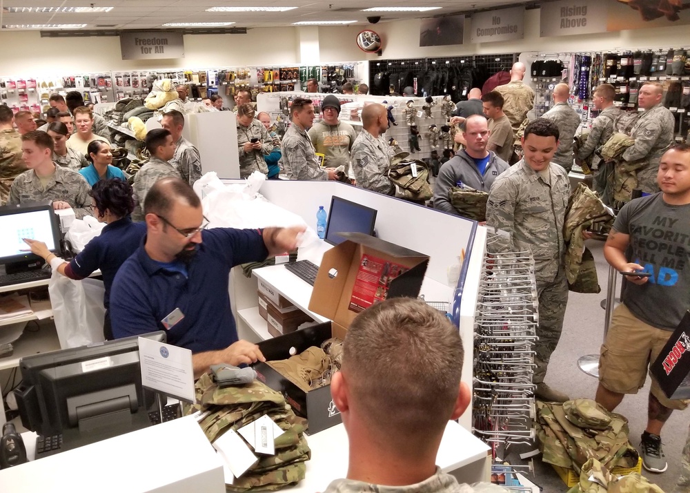 Troop Support helps Airmen transition to new uniform from S.C. to Italy