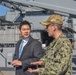Principal Deputy Director of SOFA Division, North American Affairs Bureau, Ministry of Foreign Affairs of Japan visits USS Germantown
