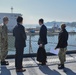 Principal Deputy Director of SOFA Division, North American Affairs Bureau, Ministry of Foreign Affairs of Japan visits USS Germantown
