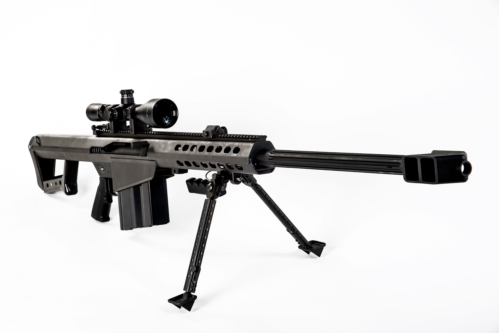 Sniper Rifles Caliber .50 BMG Stock Photo - Image of force, caliber:  42718770