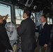 Principal Deputy Director of SOFA Division, North American Affairs Bureau, Ministry of Foreign Affairs of Japan visits USS Germantown
