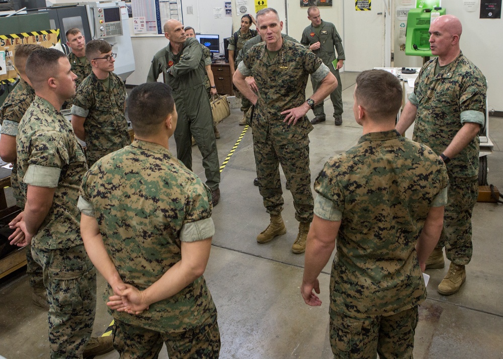 New Assistant Commandant tours 3rd MAW