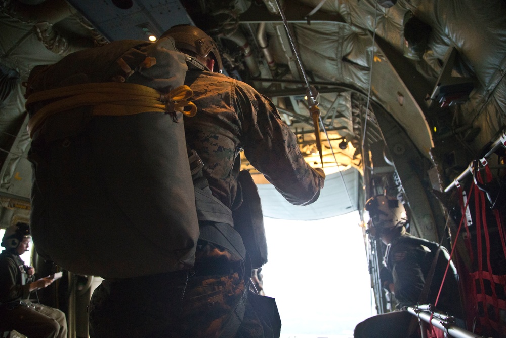 22nd MEU MRF Static/Freefall Jumps