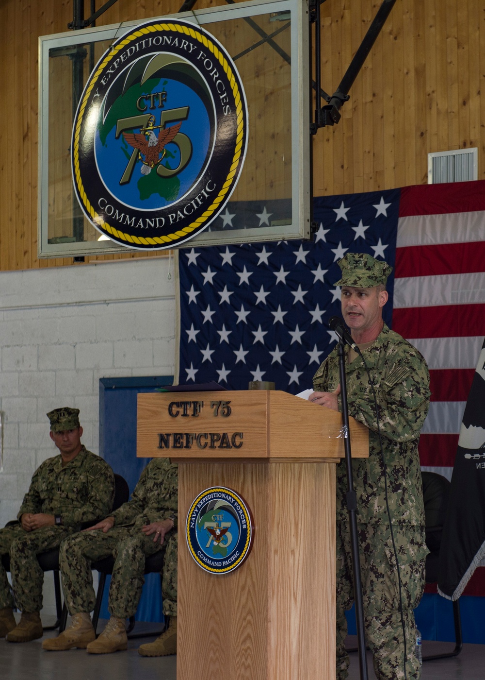 CTF 75 Change of Command