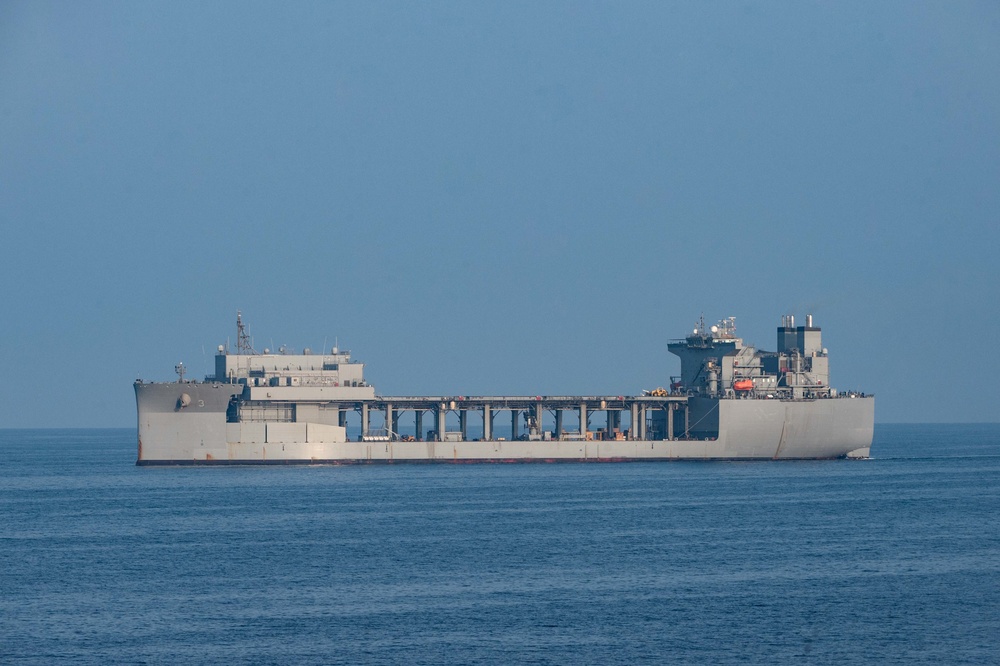 U.S. Navy ships transit Strait of Hormuz