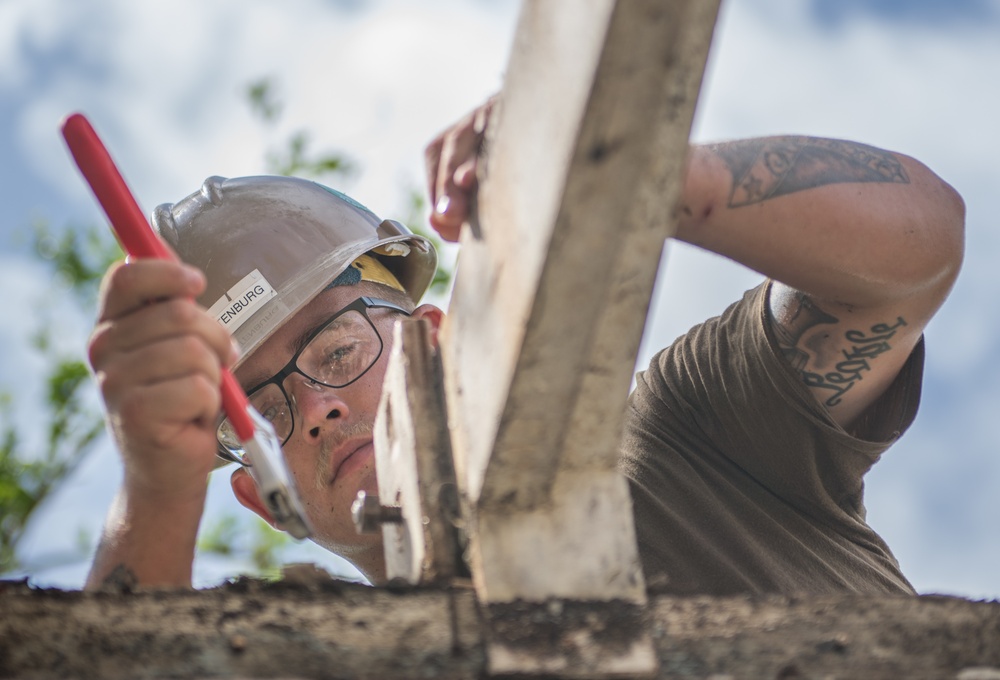 NMCB 1 Conducts Disaster Relief Operations Rota, Northern Mariana Islands.