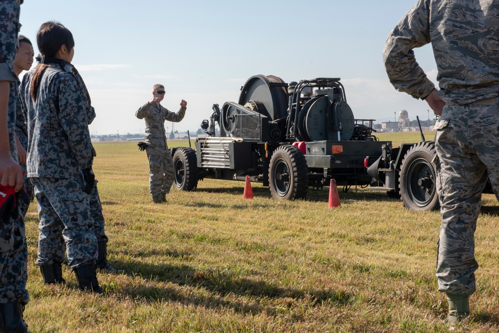 374th CES, Koku Jietai team up for bilateral training