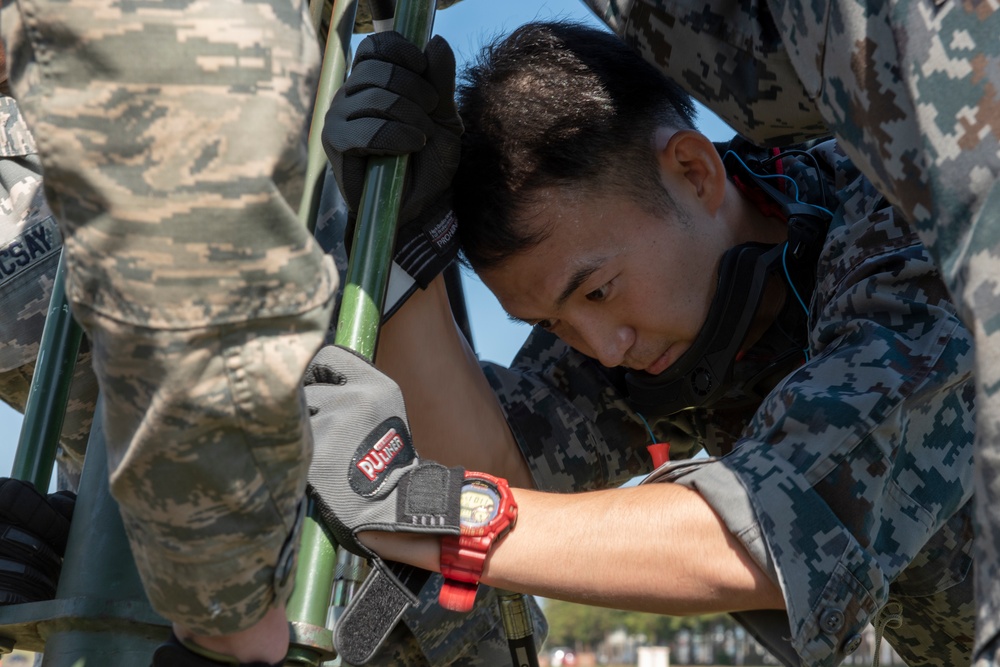 374th CES, Koku Jietai team up for bilateral training