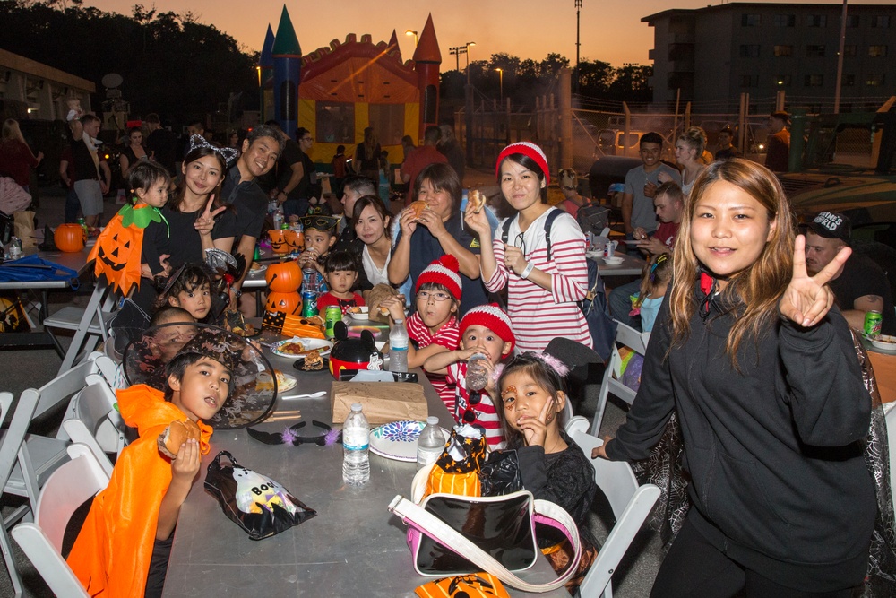 Okinawa Marines and local Japanese families come together to celebrate Halloween