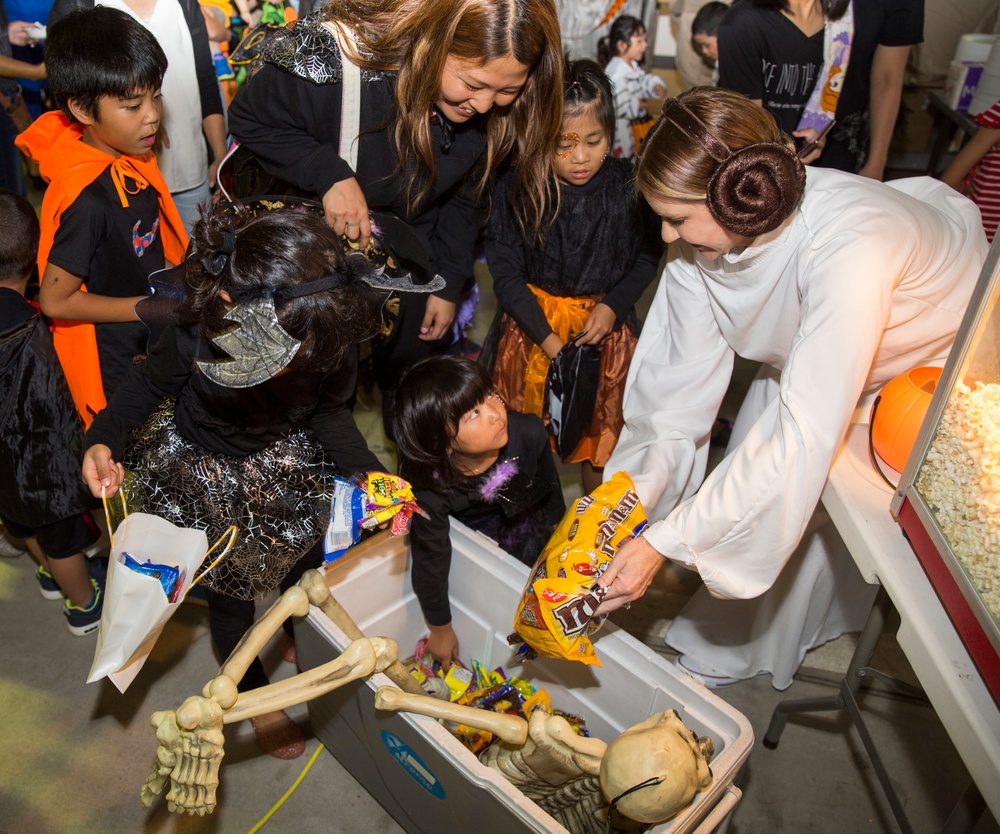 Okinawa Marines and local Japanese families come together to celebrate Halloween