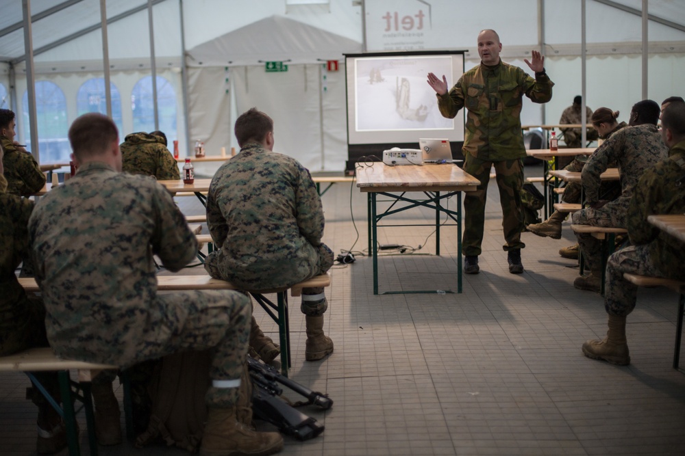 CLB-2 Marines Learn Cold Weather Survival Skills