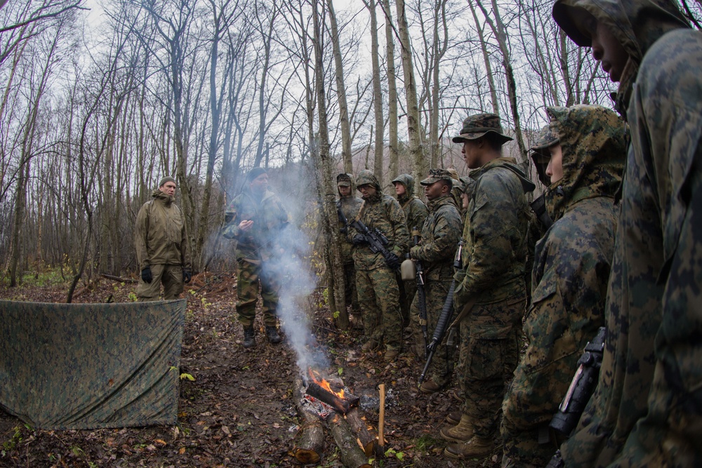 CLB-2 Marines Learn Cold Weather Survival Skills