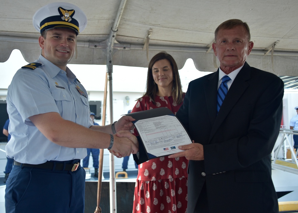 Coast Guard signs for new cutter