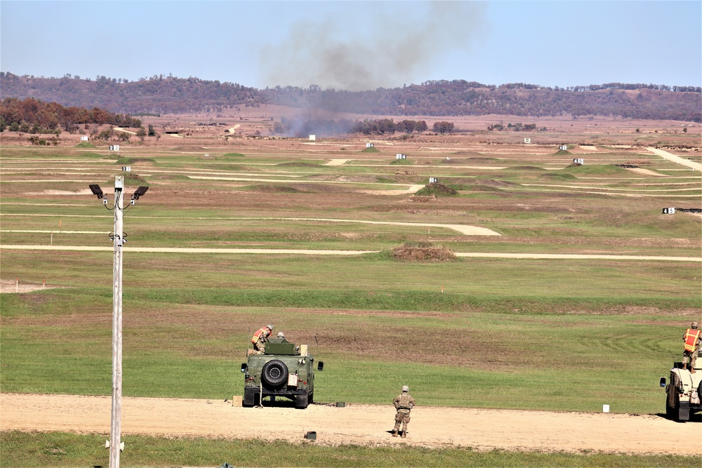 Soldiers complete range training with M2 at Fort McCoy