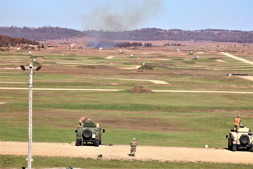 Soldiers complete range training with M2 at Fort McCoy