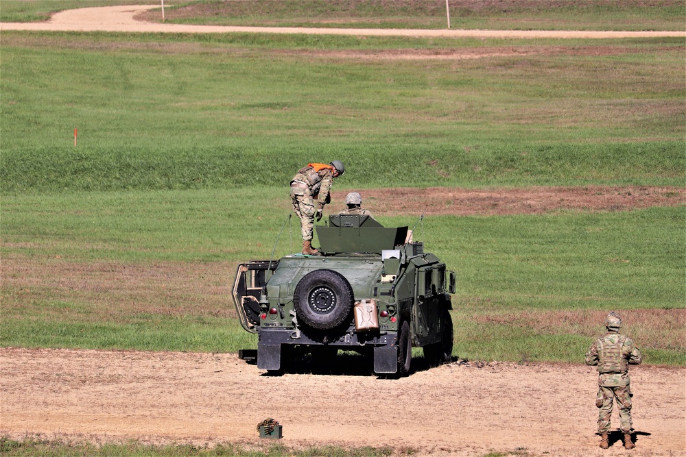 Soldiers complete range training with M2 at Fort McCoy