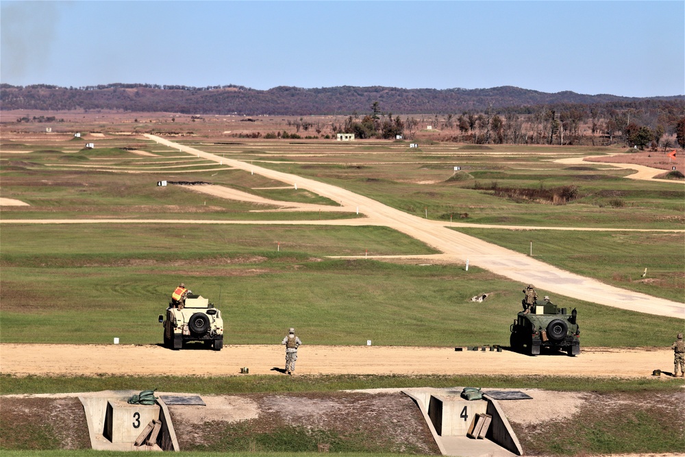 Soldiers complete range training with M2 at Fort McCoy