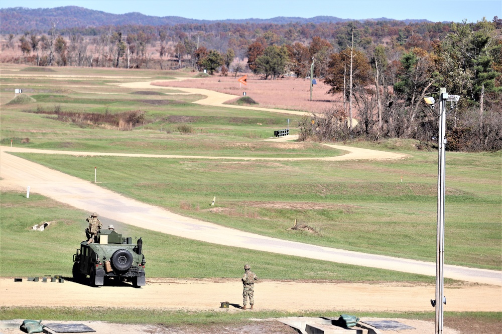 Soldiers complete range training with M2 at Fort McCoy