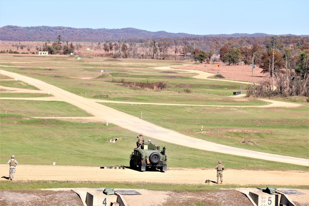 Soldiers complete range training with M2 at Fort McCoy