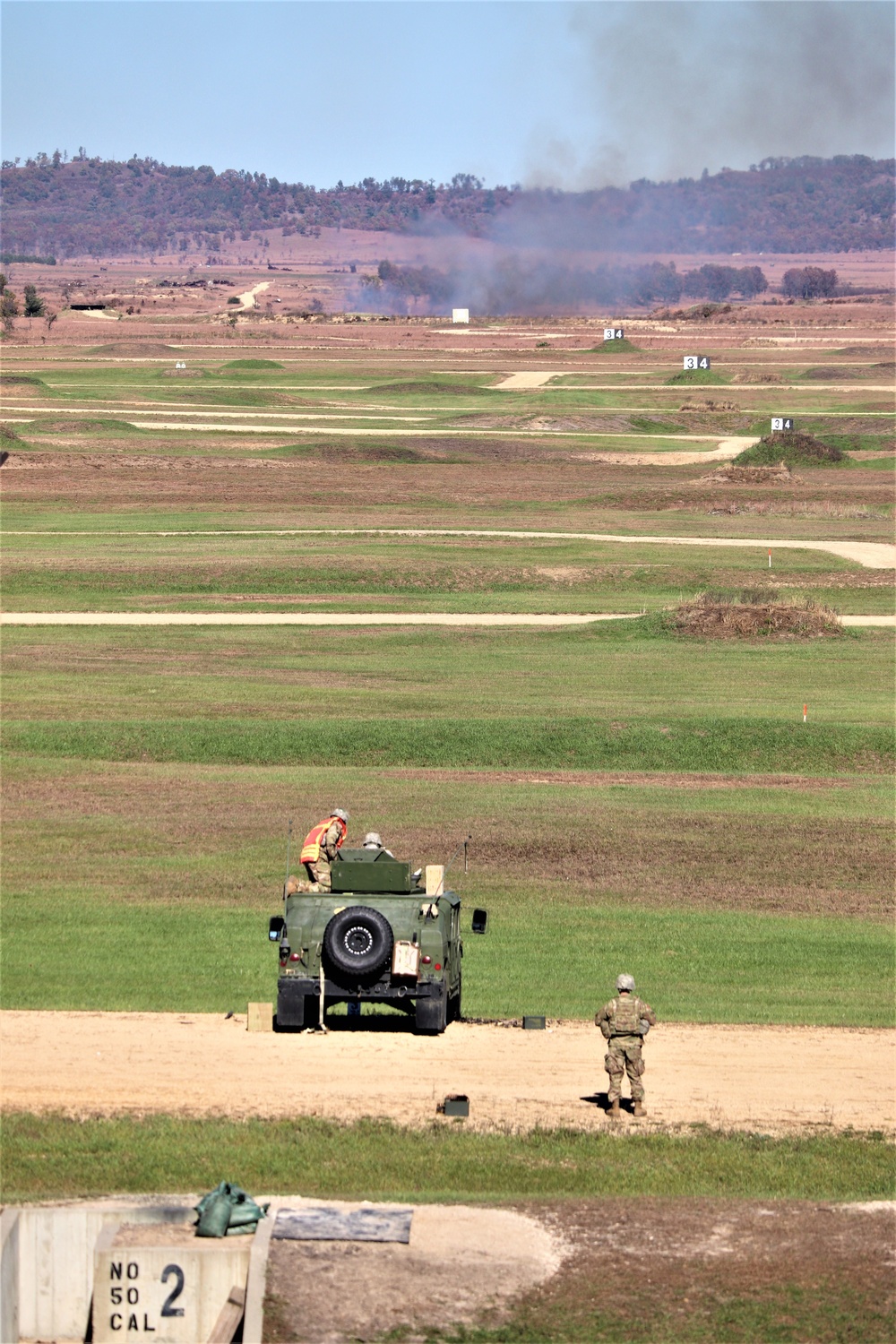 Soldiers complete range training with M2 at Fort McCoy