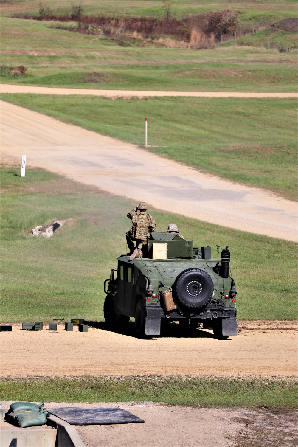 Soldiers complete range training with M2 at Fort McCoy