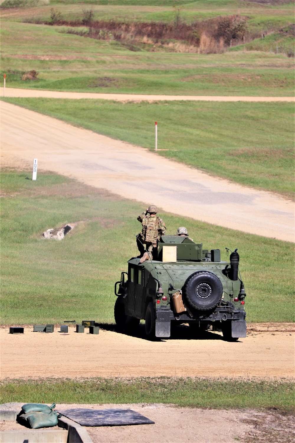 Soldiers complete range training with M2 at Fort McCoy