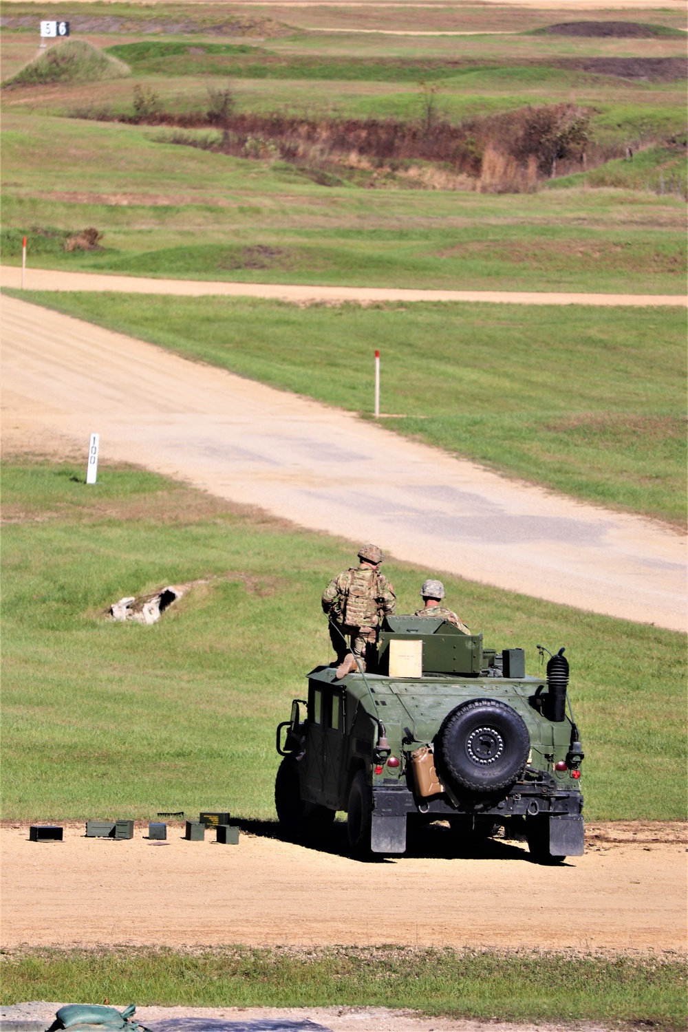 Soldiers complete range training with M2 at Fort McCoy