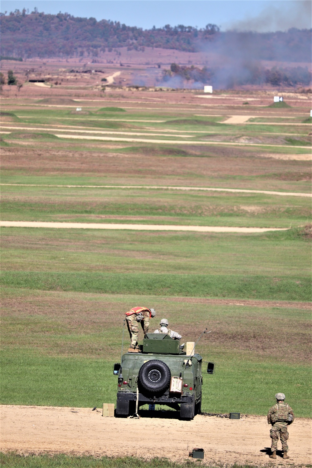 Soldiers complete range training with M2 at Fort McCoy