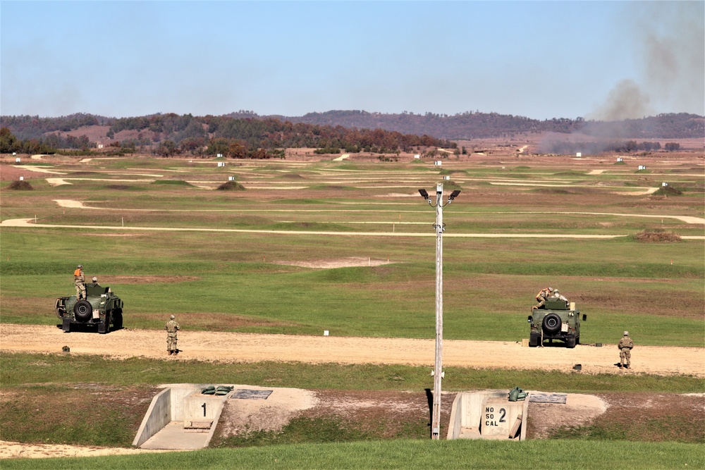 Soldiers complete range training with M2 at Fort McCoy