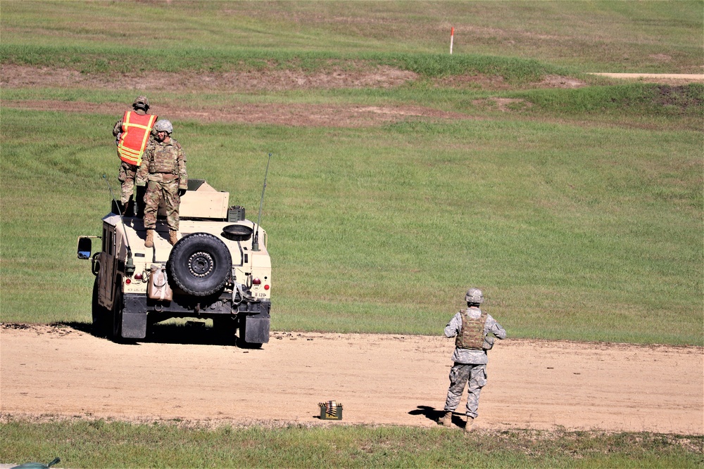 Soldiers complete range training with M2 at Fort McCoy